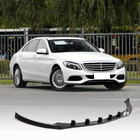 Mercedes C-class W205 2014-2021 Front Bumper Lip Spoiler V2 (for SD Base 2019-2021, Carbon) photo 1