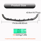 Mercedes C-class W205 2014-2021 Front Bumper Lip Spoiler V2 (for SD Base 2019-2021, Carbon) photo 5