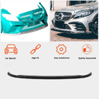 Mercedes C-class W205 2014-2021 Front Bumper Lip V1 for C43 AMG 2019-2021 Carbon photo 2