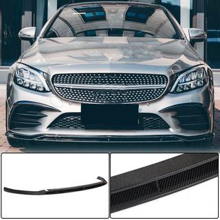 Front Bumper Lip V1 for C43 AMG 2019-2021 Carbon photo 1