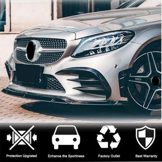 Front Bumper Lip V1 for C43 AMG 2019-2021 Carbon photo 3