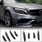 Mercedes C-class W205 2014-2021 Carbon Front Bumper Extensions for C63 AMG 2015-2019 photo 2