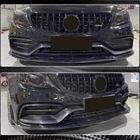 Mercedes C-class W205 2014-2021 Carbon Fog Light Covers (for C63 AMG 2015-2019) photo 4