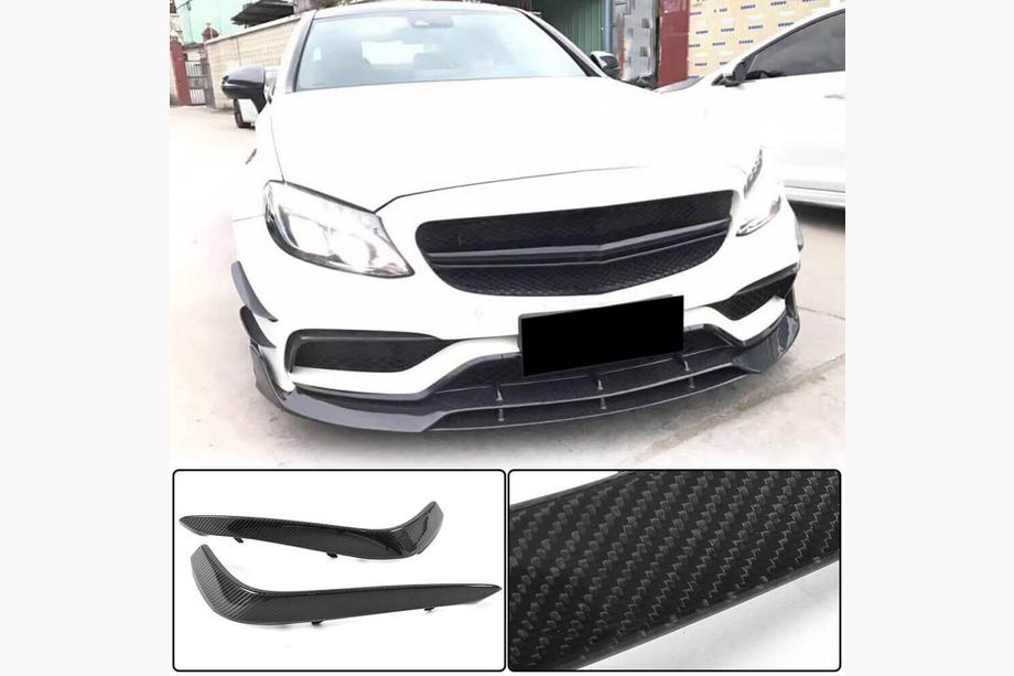 Mercedes C-class W205 2014-2021 Carbon Fog Light Covers (for C63 AMG 2015-2019) Image