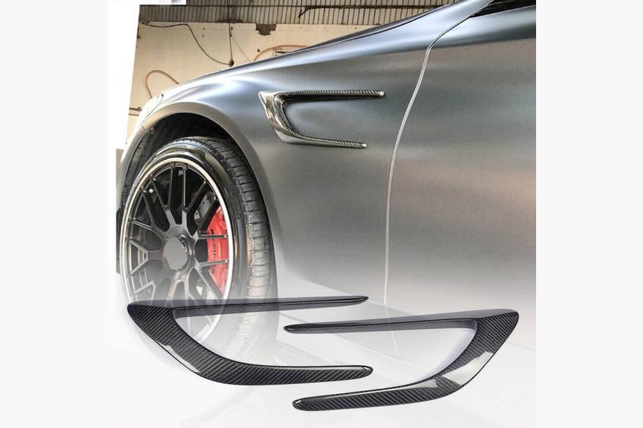 Mercedes C-class W205 2014-2021 Carbon Front Fender Covers (for Coupe/Cabriolet C63 AMG 2015-2019) Photo 1
