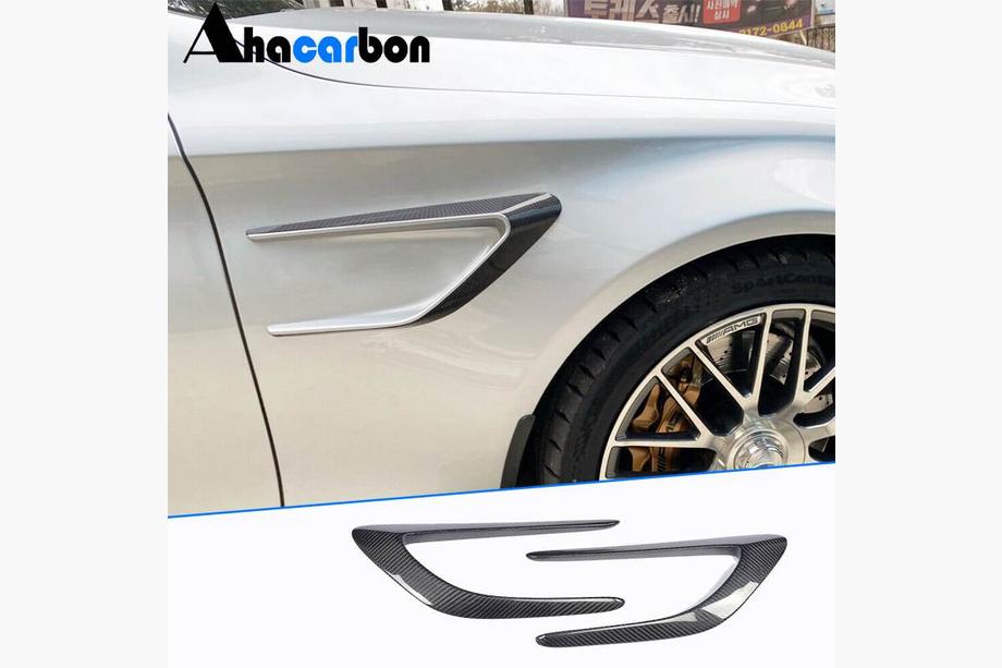 Mercedes C-class W205 2014-2021 Carbon Front Fender Covers (for Coupe/Cabriolet C63 AMG 2015-2019) Photo 2