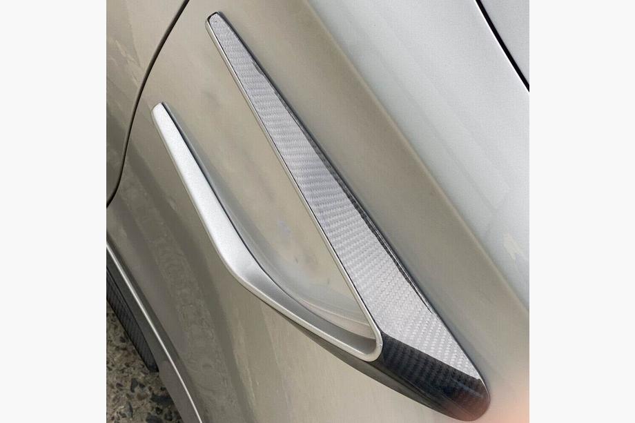 Mercedes C-class W205 2014-2021 Carbon Front Fender Covers (for Coupe/Cabriolet C63 AMG 2015-2019) Photo 3