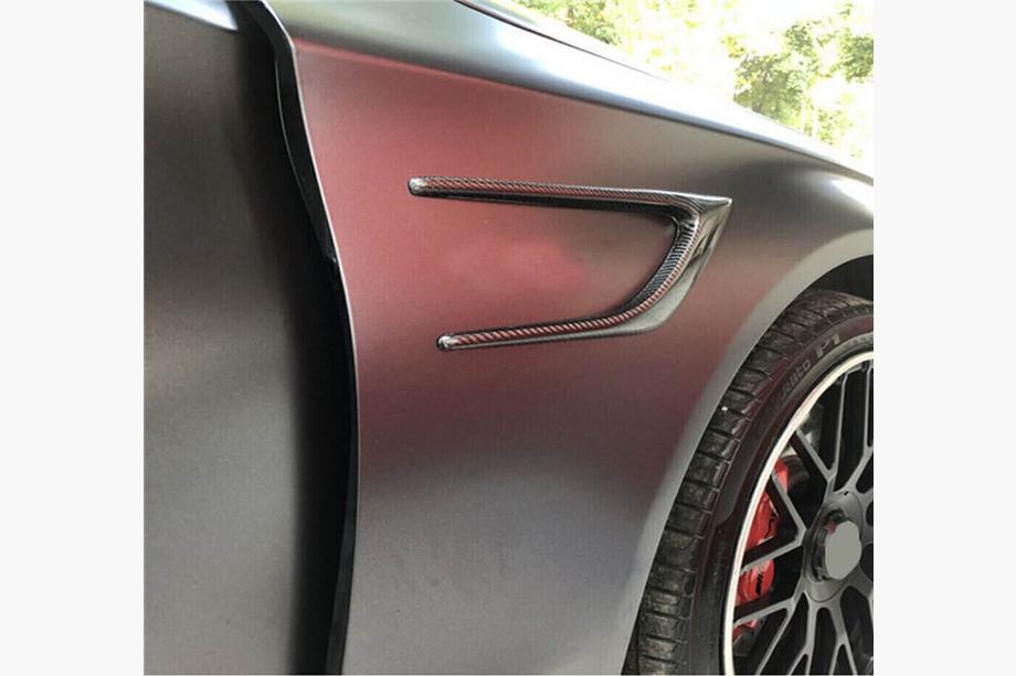 Mercedes C-class W205 2014-2021 Carbon Front Fender Covers (for Coupe/Cabriolet C63 AMG 2015-2019) Photo 5
