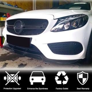 Front Bumper Lip V1 for C43 AMG 2015-2019 Carbon photo 2