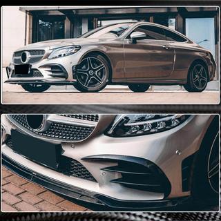 Front Bumper Extensions V2 (for C43 AMG 2019-2021, Carbon) photo 4