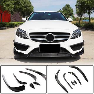 Carbon Front Bumper Extensions for C43 AMG 2015-2019 photo 1