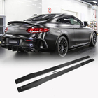 Mercedes C-class W205 2014-2021 Side Skirts V2 (for C43/C63 AMG 2015-2019, Carbon) photo 1