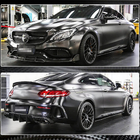 Mercedes C-class W205 2014-2021 Side Skirts V2 (for C43/C63 AMG 2015-2019, Carbon) photo 3