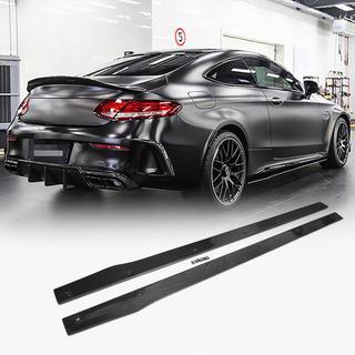 Side Skirts V2 (for C43/C63 AMG 2015-2019, Carbon) photo 1