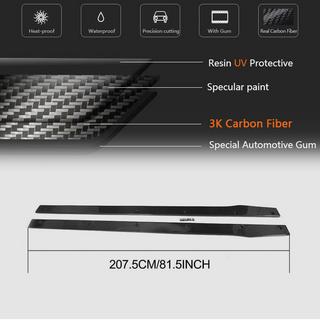 Side Skirts V2 (for C43/C63 AMG 2015-2019, Carbon) photo 4