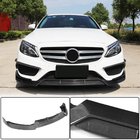 Mercedes C-class W205 2014-2021 Front Bumper Lip V2 for C43 AMG 2015-2019 Carbon photo 1