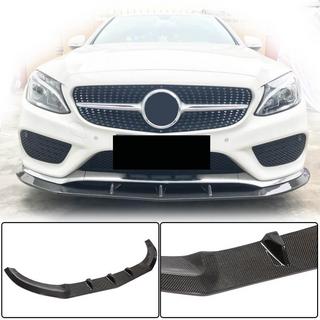Front Bumper Lip V3 for C43 AMG 2015-2019 Carbon photo 1