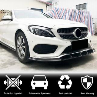 Front Bumper Lip V3 for C43 AMG 2015-2019 Carbon photo 2