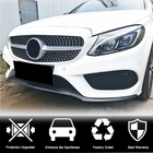 Mercedes C-class W205 2014-2021 Front Bumper Lip V4 for C43 AMG 2015-2019 Carbon photo 2