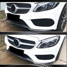 Mercedes C-class W205 2014-2021 Front Bumper Lip V4 for C43 AMG 2015-2019 Carbon photo 4