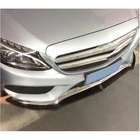 Mercedes C-class W205 2014-2021 Front Bumper Lip V5 for C43 AMG 2015-2019 Carbon photo 5