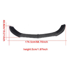 Mercedes C-class W205 2014-2021 Front Bumper Lip V6 for C43 AMG 2015-2019 Carbon photo 6
