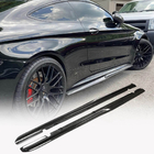 Mercedes C-class W205 2014-2021 Side Skirts V4 (for C43/C63 AMG 2015-2019, Carbon) photo 1