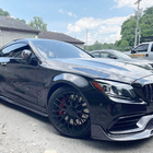 Mercedes C-class W205 2014-2021 Side Skirts V4 (for C43/C63 AMG 2015-2019, Carbon) photo 3