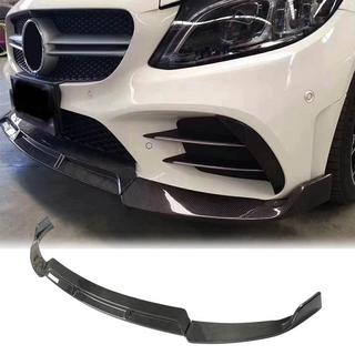 Front Bumper Lip V3 for C43 AMG 2019-2021 Carbon photo 1
