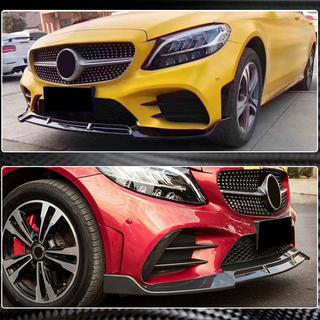 Front Bumper Lip V3 for C43 AMG 2019-2021 Carbon photo 4