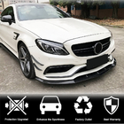 Mercedes C-class W205 2014-2021 Front Bumper Lip V1 for SD C63 AMG 2015-2019 Carbon photo 2