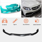 Mercedes C-class W205 2014-2021 Front Bumper Lip V2 for SD C63 AMG 2015-2019 Carbon photo 2