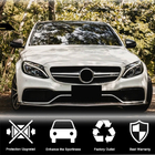 Mercedes C-class W205 2014-2021 Front Bumper Lip V2 for SD C63 AMG 2015-2019 Carbon photo 3