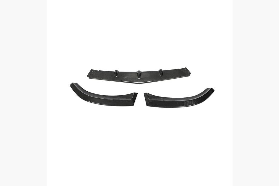 Mercedes C-class W205 2014-2021 Front Bumper Lip V3 for SD C63 AMG 2015-2019 Carbon Image