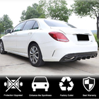 Mercedes C-class W205 2014-2021 Rear Bumper Diffuser for SD C43/C63 AMG 2015-2019 Carbon photo 2