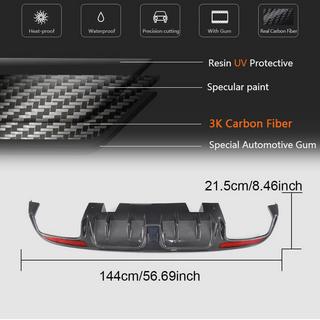 Rear Bumper Diffuser V1 for SD C43/C63 AMG 2015-2019 Carbon photo 2