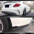 Mercedes C-class W205 2014-2021 Rear Bumper Flap Covers for SD C43/C63 AMG 2015-2019 Carbon photo 3