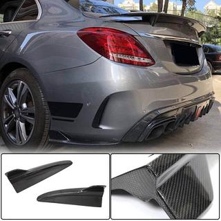 Rear Bumper Flap Covers for SD C43/C63 AMG 2015-2019 Carbon photo 1