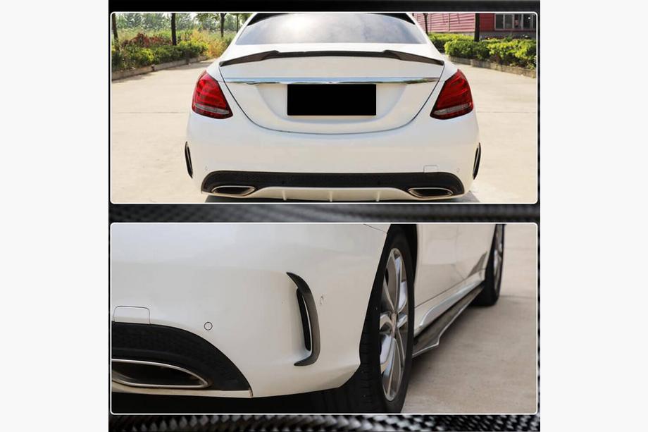 Mercedes C-class W205 2014-2021 Rear Bumper Covers for SD C43/C63 AMG 2015-2019 Carbon Photo 4