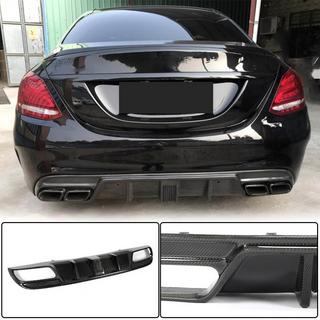 Rear Bumper Diffuser V3 for SD C43/C63 AMG 2015-2019 Carbon photo 1