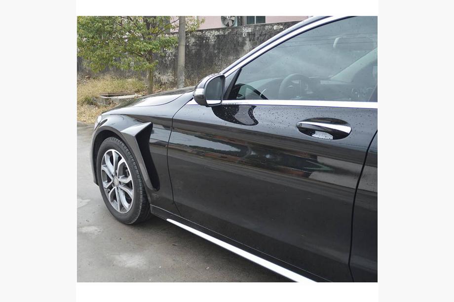 Mercedes C-class W205 2014-2021 Carbon Front Fender Covers (for SD AMG-Line 2015-2019) Photo 2