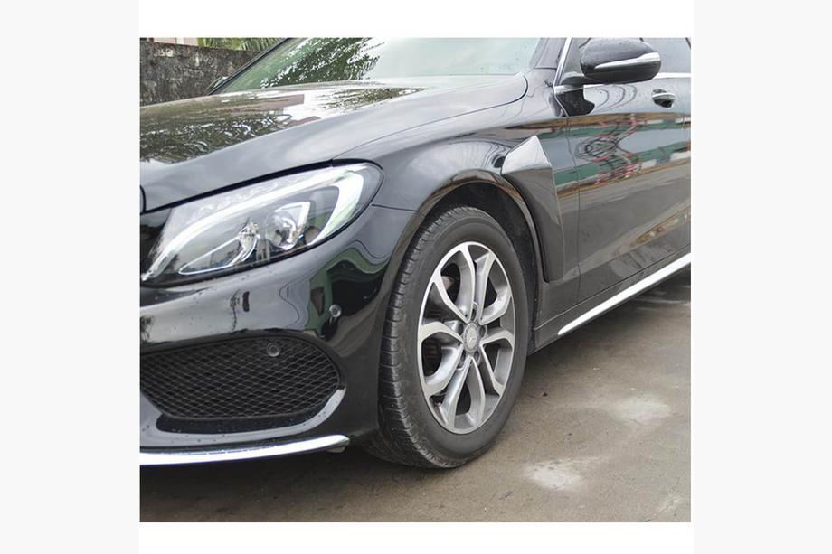 Mercedes C-class W205 2014-2021 Carbon Front Fender Covers (for SD AMG-Line 2015-2019) Photo 3