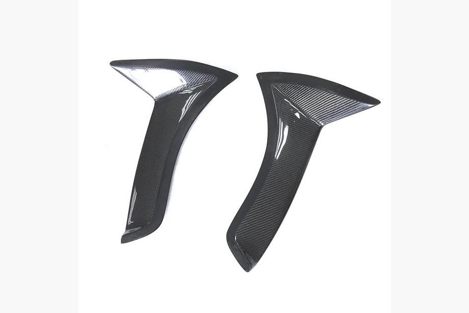 Mercedes C-class W205 2014-2021 Carbon Front Fender Covers (for SD AMG-Line 2015-2019) Photo 4