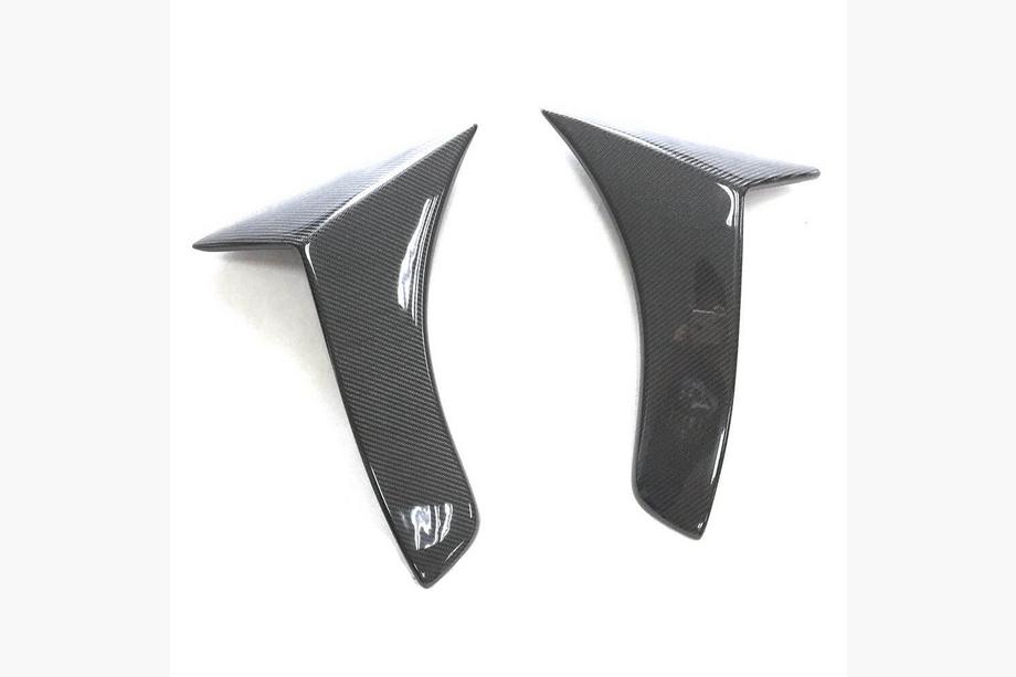 Mercedes C-class W205 2014-2021 Carbon Front Fender Covers (for SD AMG-Line 2015-2019) Photo 5