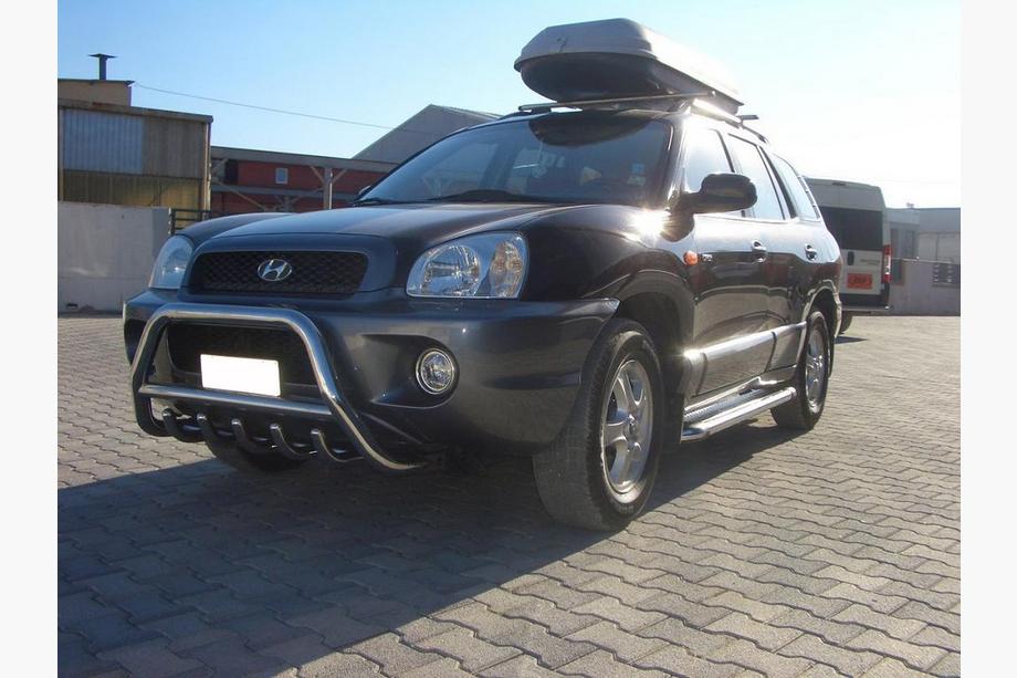 Hyundai Santa Fe 1 2000-2006 Bull Bar WT003 (Stainless Steel) Image