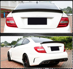 Mercedes C-class W204 2007-2015 Rear Bumper Diffuser Spoiler for C63 AMG 2012-2014 Carbon photo 2
