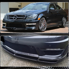 Mercedes C-class W204 2007-2015 Front Bumper Lip V1 for AMG 2012-2014 Carbon photo 4