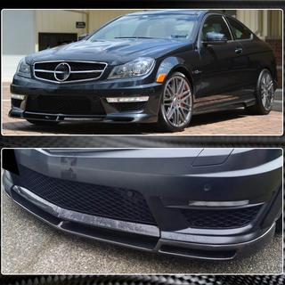 Front Bumper Lip V1 for AMG 2012-2014 Carbon photo 4