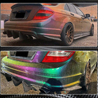 Mercedes C-class W204 2007-2015 Rear Bumper Diffuser V1 for AMG SD 2008-2011, Carbon photo 5