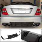 Mercedes C-class W204 2007-2015 Rear Bumper Diffuser V1 for AMG SD/Coupe 2012-2014 Carbon photo 1